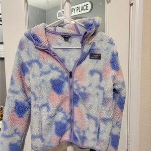 Eddie Bauer Kids Fleece Hoodie - Blue, Purple and Pink